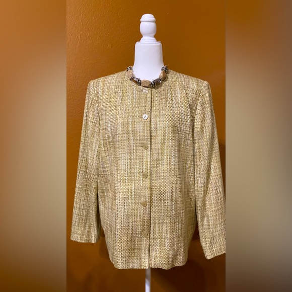 Alfred Dunner collarless jacket - Picture 1 of 6